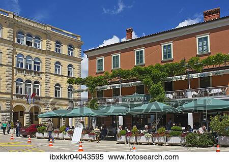 Cafe in der Altstadt, Labin, Istrien, Kroatien, Europa View Large Photo Image Stock Photography - Cafe in der Altstadt, Labin, Istrien, Kroatien, Europa. Fotosearch