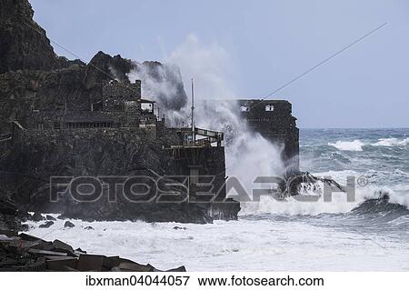 Castillo del Mar, Vallehermoso, La Gomera, Kanarische Inseln, Spanien, Europa View Large Photo Image Stock Photo - Castillo del Mar, Vallehermoso, La Gomera, Kanarische Inseln, Spanien, Europa. Fotosearch