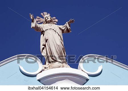 Christusfigur bei der Iglesia de Bonanza, Altstadt von El Paso, La Palma, Kanarische Inseln, Spanien, Europa View Large Photo Image Picture - Christusfigur bei der Iglesia de Bonanza, Altstadt von El Paso, La Palma, Kanarische Inseln, Spanien, Europa. Fotosearch