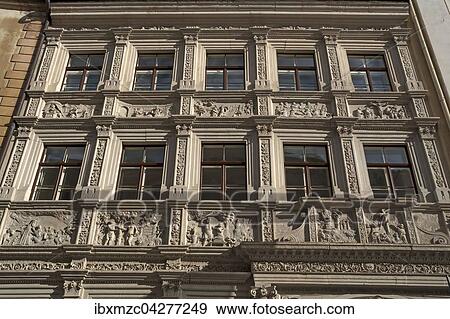 Das Biblische Haus, 1570-1572, Fresken mit Motiven aus der Bibel, Gorlitz, Oberlausitz, Sachsen, Deutschland, Europa View Large Photo Image Stock Photo - Das Biblische Haus, 1570-1572, Fresken mit Motiven aus der Bibel, Gorlitz, Oberlausitz, Sachsen, Deutschland, Europa. Fotosearch