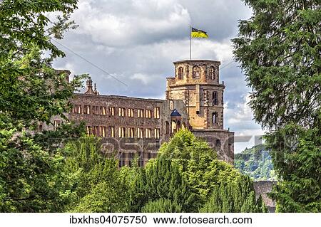 Das Heidelberger Schloss, Heidelberg, Baden-Wurttemberg, Deutschland, Europa View Large Photo Image Stock Image - Das Heidelberger Schloss, Heidelberg, Baden-Wurttemberg, Deutschland, Europa. Fotosearch