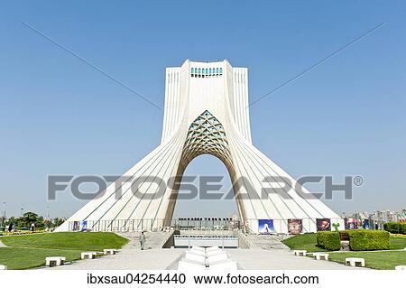 Denkmal, Freiheitsturm, Burj-e Azadi, Azadi-Monument oder Azadi-Turm, Wahrzeichen von Teheran, Iran View Large Photo Image Stock Image - Denkmal, Freiheitsturm, Burj-e Azadi, Azadi-Monument oder Azadi-Turm, Wahrzeichen von Teheran, Iran. Fotosearch