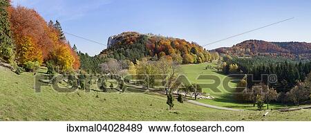 Der Lochenstein, Schwabische Alb, Baden-Wurttemberg, Deutschland, Europa View Large Photo Image Stock Photo - Der Lochenstein, Schwabische Alb, Baden-Wurttemberg, Deutschland, Europa. Fotosearch