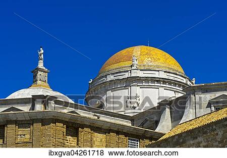 Dom der Kathedrale von Cadiz, Andalusien, Spanien, Europa View Large Photo Image Stock Photo - Dom der Kathedrale von Cadiz, Andalusien, Spanien, Europa. Fotosearch