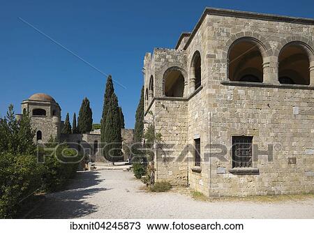 Ehemaliges Kloster, Filerimos, Rhodos, Dodekanes, Griechenland, Europa View Large Photo Image Stock Image - Ehemaliges Kloster, Filerimos, Rhodos, Dodekanes, Griechenland, Europa. Fotosearch