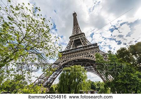 Eiffelturm, Tour Eiffel, Paris, Ile-de-France, Frankreich, Europa View Large Photo Image Stock Photograph - Eiffelturm, Tour Eiffel, Paris, Ile-de-France, Frankreich, Europa. Fotosearch