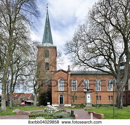 Evangelische St. -Magnus-Kirche, Esens, Ostfriesland, Niedersachsen, Deutschland, Europa View Large Photo Image Stock Photo - Evangelische St. -Magnus-Kirche, Esens, Ostfriesland, Niedersachsen, Deutschland, Europa. Fotosearch