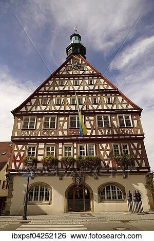 Fachwerkbau Rathaus in Backnang, Baden-Wurttemberg, Deutschland, Europa View Large Photo Image Stock Photograph - Fachwerkbau Rathaus in Backnang, Baden-Wurttemberg, Deutschland, Europa. Fotosearch