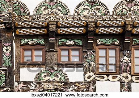 Fachwerkhaus Haus Horstkotte Weserrenaissance Altstadt Hoexter