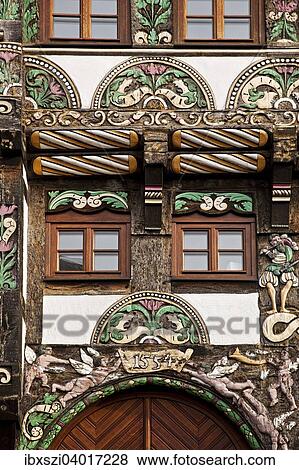 Fachwerkhaus Haus Horstkotte Weserrenaissance Altstadt Hoexter