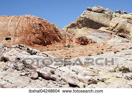 Farbige Sandsteinformationen, Valley of Fire State Park, Nevada, USA, Nordamerika View Large Photo Image Picture - Farbige Sandsteinformationen, Valley of Fire State Park, Nevada, USA, Nordamerika. Fotosearch