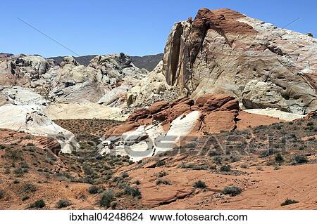 Farbige Sandsteinformationen, Valley of Fire State Park, Nevada, USA, Nordamerika View Large Photo Image Picture - Farbige Sandsteinformationen, Valley of Fire State Park, Nevada, USA, Nordamerika. Fotosearch