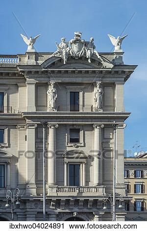 Fassade an der Piazza della Repubblica, 1887 bis 1898, Gaetano Koch, Rione XVIII Castro Pretorio, Rom, Lazio, Italien, Europa View Large Photo Image Stock Image - Fassade an der Piazza della Repubblica, 1887 bis 1898, Gaetano Koch, Rione XVIII Castro Pretorio, Rom, Lazio, Italien, Europa. Fotosearch