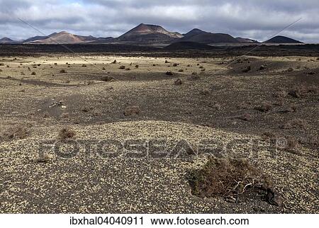 Feuerberge, Vulkane, Vulkanlandschaft, Nationalpark Timanfaya, Lanzarote, Kanarische Inseln, Spanien, Europa View Large Photo Image Stock Image - Feuerberge, Vulkane, Vulkanlandschaft, Nationalpark Timanfaya, Lanzarote, Kanarische Inseln, Spanien, Europa. Fotosearch