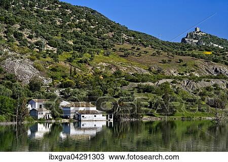 Finca am Stausee Zahara-El Gastor, Naturpark Sierra de Grazalema, Zahara de la Sierra, Andalusien, Spanien, Europa View Large Photo Image Stock Image - Finca am Stausee Zahara-El Gastor, Naturpark Sierra de Grazalema, Zahara de la Sierra, Andalusien, Spanien, Europa. Fotosearch