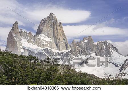 Fitz Roy Massiv, Nationalpark Los Glaciares, UNESCO Weltnaturerbe, Santa Cruz, Argentina View Large Photo Image Stock Photograph - Fitz Roy Massiv, Nationalpark Los Glaciares, UNESCO Weltnaturerbe, Santa Cruz, Argentina. Fotosearch