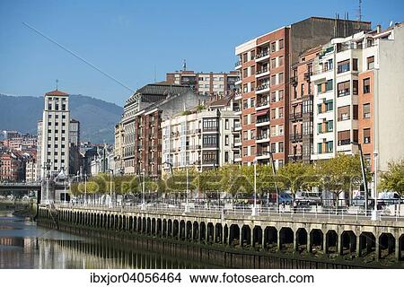 Fluss Nervion, Uferpromenade, Bilbao, Provinz Bizkaia, Pais Vasco, Baskenland, Spanien, Europa View Large Photo Image Picture - Fluss Nervion, Uferpromenade, Bilbao, Provinz Bizkaia, Pais Vasco, Baskenland, Spanien, Europa. Fotosearch