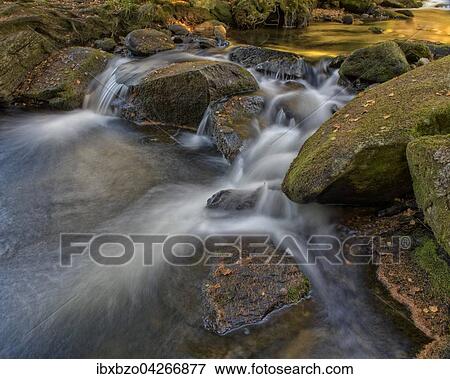Fluss Vydra, mit Moos bewachsene Steine, Nationalpark Sumava, Bohmerwald, Tschechien, Europa View Large Photo Image Stock Photo - Fluss Vydra, mit Moos bewachsene Steine, Nationalpark Sumava, Bohmerwald, Tschechien, Europa. Fotosearch