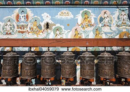 Gebetsmuhlen am Bodnath-Stupa, Bodnath, UNESCO Weltkulturerbe, Kathmandu, Nepal, Asien View Large Photo Image Stock Photo - Gebetsmuhlen am Bodnath-Stupa, Bodnath, UNESCO Weltkulturerbe, Kathmandu, Nepal, Asien. Fotosearch