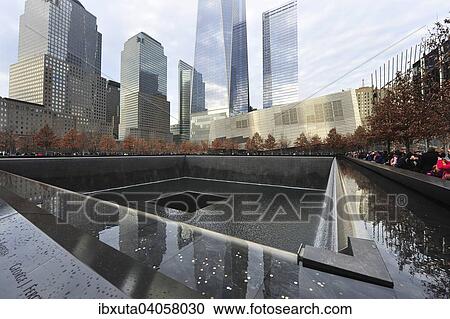 Gedenkstatte World Trade Center 9-11 Memorial South Pool, Manhattan, New York City, New York, USA, Nordamerika View Large Photo Image Stock Image - Gedenkstatte World Trade Center 9-11 Memorial South Pool, Manhattan, New York City, New York, USA, Nordamerika. Fotosearch