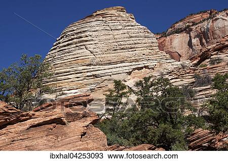 Gesteinsformationen aus Sandstein am Canyon Overlook Trail, Zion Nationalpark, Utah, USA, Nordamerika View Large Photo Image Stock Image - Gesteinsformationen aus Sandstein am Canyon Overlook Trail, Zion Nationalpark, Utah, USA, Nordamerika. Fotosearch