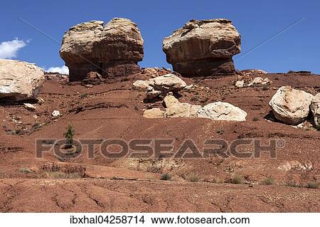 Gesteinsformationen im Capitol Reef Nationalpark, Utah, USA, Nordamerika View Large Photo Image Picture - Gesteinsformationen im Capitol Reef Nationalpark, Utah, USA, Nordamerika. Fotosearch