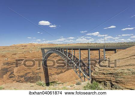 Glen Canyon Dam Bridge, Glen-Canyon-Brucke, Page, Arizona, USA, Nordamerika View Large Photo Image Picture - Glen Canyon Dam Bridge, Glen-Canyon-Brucke, Page, Arizona, USA, Nordamerika. Fotosearch