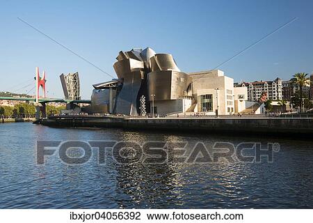 Guggenheim-Museum Bilbao, von Frank Gehry, Fluss Nervion, Bilbao, Baskenland, Provinz Bizkaia, Spanien, Europa View Large Photo Image Stock Image - Guggenheim-Museum Bilbao, von Frank Gehry, Fluss Nervion, Bilbao, Baskenland, Provinz Bizkaia, Spanien, Europa. Fotosearch