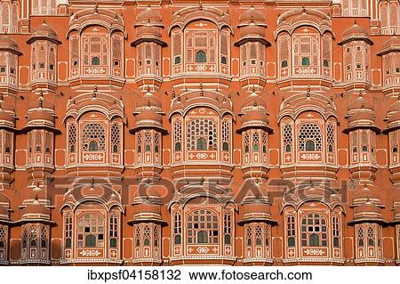 Hawa Mahal oder Palast der Winde, Jaipur, Rajasthan, Indien, Asien View Large Photo Image Stock Image - Hawa Mahal oder Palast der Winde, Jaipur, Rajasthan, Indien, Asien. Fotosearch