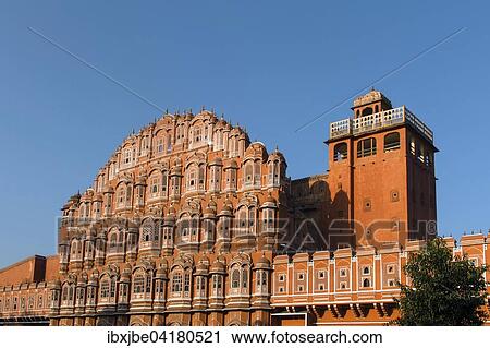 Hawa Mahal, Palast der Winde, Jaipur, Rajasthan, Indien, Asien View Large Photo Image Stock Image - Hawa Mahal, Palast der Winde, Jaipur, Rajasthan, Indien, Asien. Fotosearch