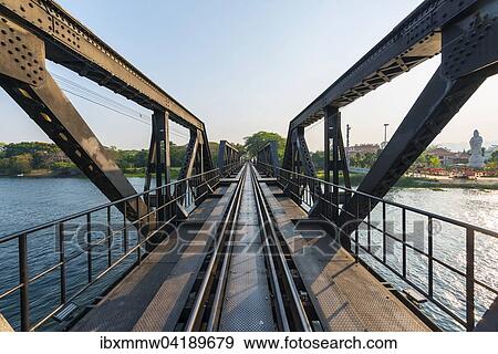 Historische River Kwai Brucke Strecke Der Thailand Burma Eisenbahn Todeseisenbahn Death Railway Provinz Kanchanaburi Zentralthailand Thailand Asien Stock Photo Ibxmmw Fotosearch