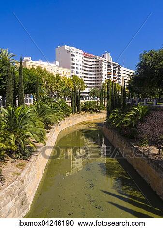 Historischer Stadtkanal Sa Sierra und Passeig Mallorca, Porta de Santa Catalina, Palma de Mallorca, Mallorca, Balearen, Spanien, Europa View Large Photo Image Stock Image - Historischer Stadtkanal Sa Sierra und Passeig Mallorca, Porta de Santa Catalina, Palma de Mallorca, Mallorca, Balearen, Spanien, Europa. Fotosearch