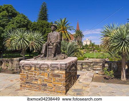 Hosea Kutako Denkmal, 1870-1970, Staatsoberhaupt, Parlamentsgarten, Windhuk, Namibia, Afrika View Large Photo Image Stock Photo - Hosea Kutako Denkmal, 1870-1970, Staatsoberhaupt, Parlamentsgarten, Windhuk, Namibia, Afrika. Fotosearch