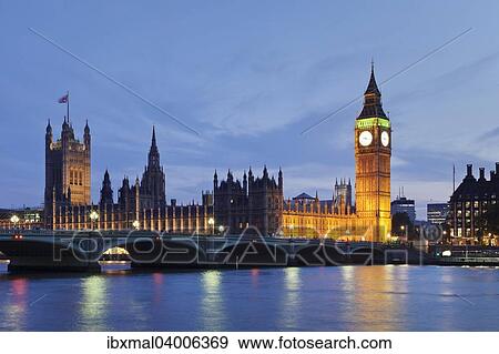 Houses of Parliament, Big Ben, Westminster Bridge, Themse, London, England, Grossbritannien, Europa View Large Photo Image Stock Photo - Houses of Parliament, Big Ben, Westminster Bridge, Themse, London, England, Grossbritannien, Europa. Fotosearch