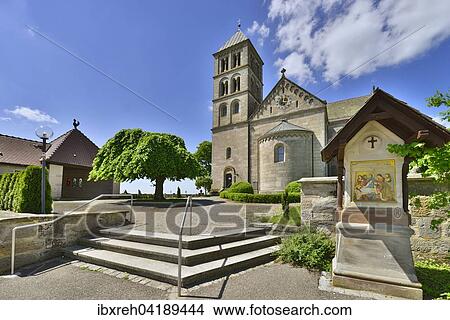 Picture - Jakobuskirche am Hohenberg, Rosenberg, Baden-Wurttemberg, Deutschland, Europa. Fotosearch