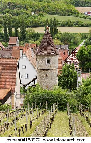 Joachimsturm, Frickenhausen am Main, Mainfranken, Unterfranken, Franken, Bayern, Deutschland, Europa View Large Photo Image Stock Image - Joachimsturm, Frickenhausen am Main, Mainfranken, Unterfranken, Franken, Bayern, Deutschland, Europa. Fotosearch
