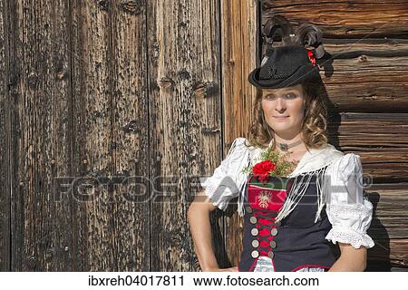 Junge Frau in Tracht, fur die Region Achensee typische Tiroler Tracht, Achenkirch am Achensee, Tirol, Osterreich, Europa View Large Photo Image Stock Image - Junge Frau in Tracht, fur die Region Achensee typische Tiroler Tracht, Achenkirch am Achensee, Tirol, Osterreich, Europa. Fotosearch