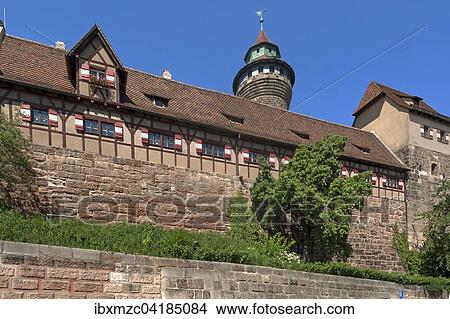 Kaiserburg mit dem Sinwellturm, 13. Jahrhundert, Nurnberg, Mittelfranken, Bayern, Deutschland, Europa View Large Photo Image Picture - Kaiserburg mit dem Sinwellturm, 13. Jahrhundert, Nurnberg, Mittelfranken, Bayern, Deutschland, Europa. Fotosearch