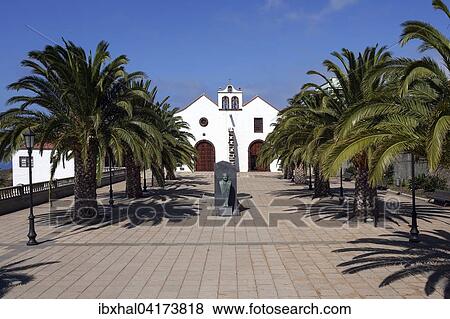 Kirche, Iglesia Nuestra Senora de La Luz, Santo Domingo de Garafia, La Palma, Kanarische Inseln, Spanien, Europa View Large Photo Image Stock Photo - Kirche, Iglesia Nuestra Senora de La Luz, Santo Domingo de Garafia, La Palma, Kanarische Inseln, Spanien, Europa. Fotosearch