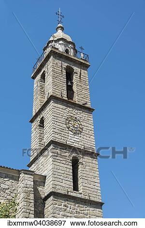 Kirche Sainte-Marie am Place de la Liberation, Sartene, Korsika, Frankreich, Europa View Large Photo Image Stock Photo - Kirche Sainte-Marie am Place de la Liberation, Sartene, Korsika, Frankreich, Europa. Fotosearch
