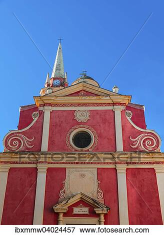 Stock Photo - Kirche, Sainte Marie Majeure, Calvi, Korsika, Frankreich, Europa. Fotosearch