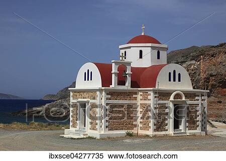 Kleine Kirche nahe Pachia Ammos, Kreta, Griechenland, Europa View Large Photo Image Stock Photography - Kleine Kirche nahe Pachia Ammos, Kreta, Griechenland, Europa. Fotosearch