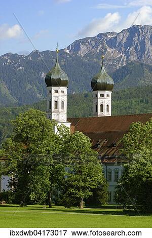 Kloster Benediktbeuern vor der Benediktenwand, Oberbayern, Bayern, Deutschland, Europa View Large Photo Image Stock Photo - Kloster Benediktbeuern vor der Benediktenwand, Oberbayern, Bayern, Deutschland, Europa. Fotosearch