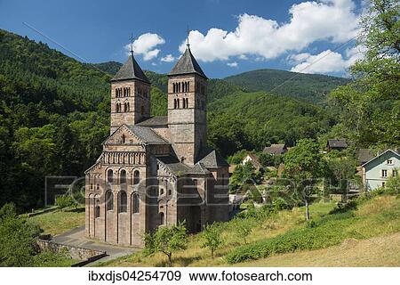 Kloster Murbach, bei Guebwiller, Elsass, Departement Vosges, Frankreich, Europa View Large Photo Image Stock Photo - Kloster Murbach, bei Guebwiller, Elsass, Departement Vosges, Frankreich, Europa. Fotosearch