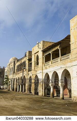 Stock Photo - Kolonnaden, Massawa, Eritrea, Afrika. Fotosearch