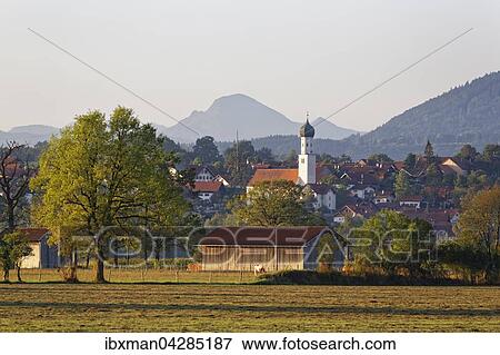 Stock Photo - Konigsdorf, Oberbayern, Bayern, Deutschland, Europa. Fotosearch