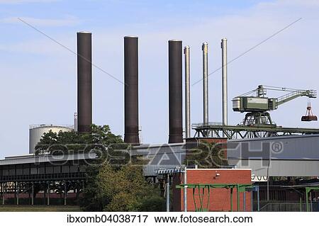 Stock Photo - Kraftwerk Moabit, Heizkraftwerk, Ortsteil Moabit, Bezirk Mitte, Berlin, Deutschland, Europa. Fotosearch