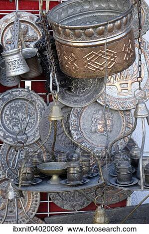 Kupferarbeiten, Souvenirgeschaft, Ankara, Turkei, Asien View Large Photo Image Stock Photo - Kupferarbeiten, Souvenirgeschaft, Ankara, Turkei, Asien. Fotosearch