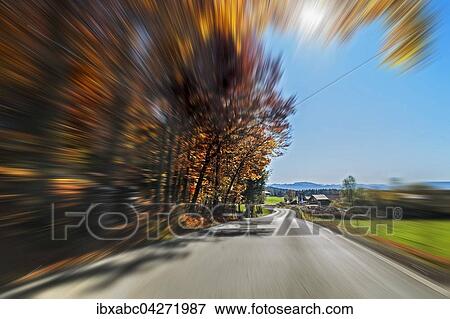 Landstrasse im Herbst, Voralpenland, Oberbayern, Bayern, Deutschland, Europa View Large Photo Image Stock Photo - Landstrasse im Herbst, Voralpenland, Oberbayern, Bayern, Deutschland, Europa. Fotosearch