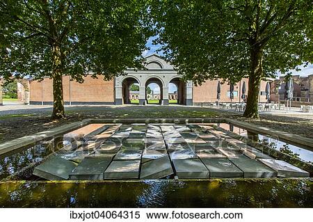 Stock Photography - Le Grand Hornu, ehemaliges Kohlebergwerk, jetzt Industriemuseum und Kunstmuseum fur Design und moderne Kunst, UNESCO Weltkulturerbe, Hornu, Hainaut, Belgien, Europa. Fotosearch